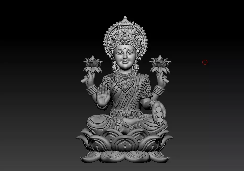 Laxmi Mata 3D print model 3D print model 3D print model_0