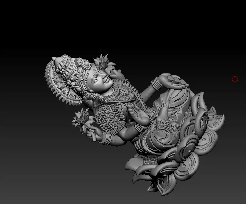 Laxmi Mata 3D print model 3D print model 3D print model_14