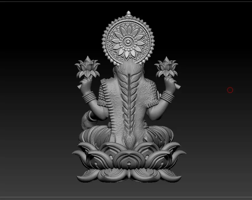 Laxmi Mata 3D print model 3D print model 3D print model_19