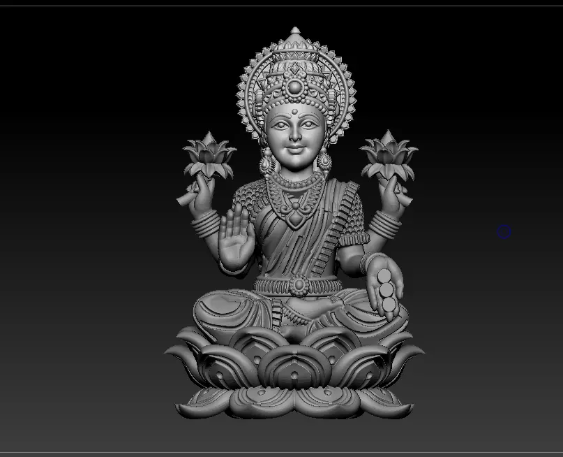 Laxmi Mata 3D print model 3D print model 3D print model_23