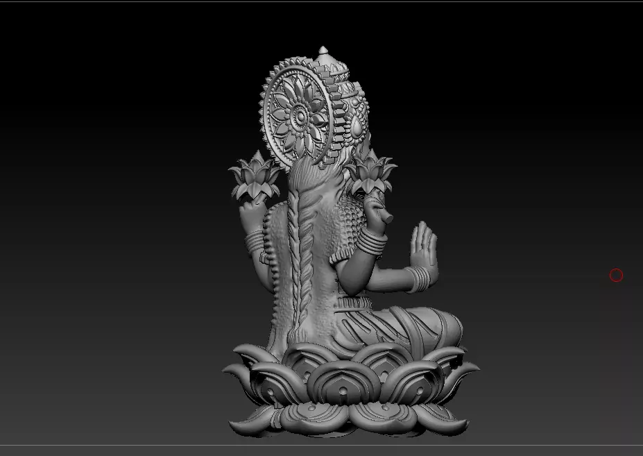 Laxmi Mata 3D print model 3D print model 3D print model_6