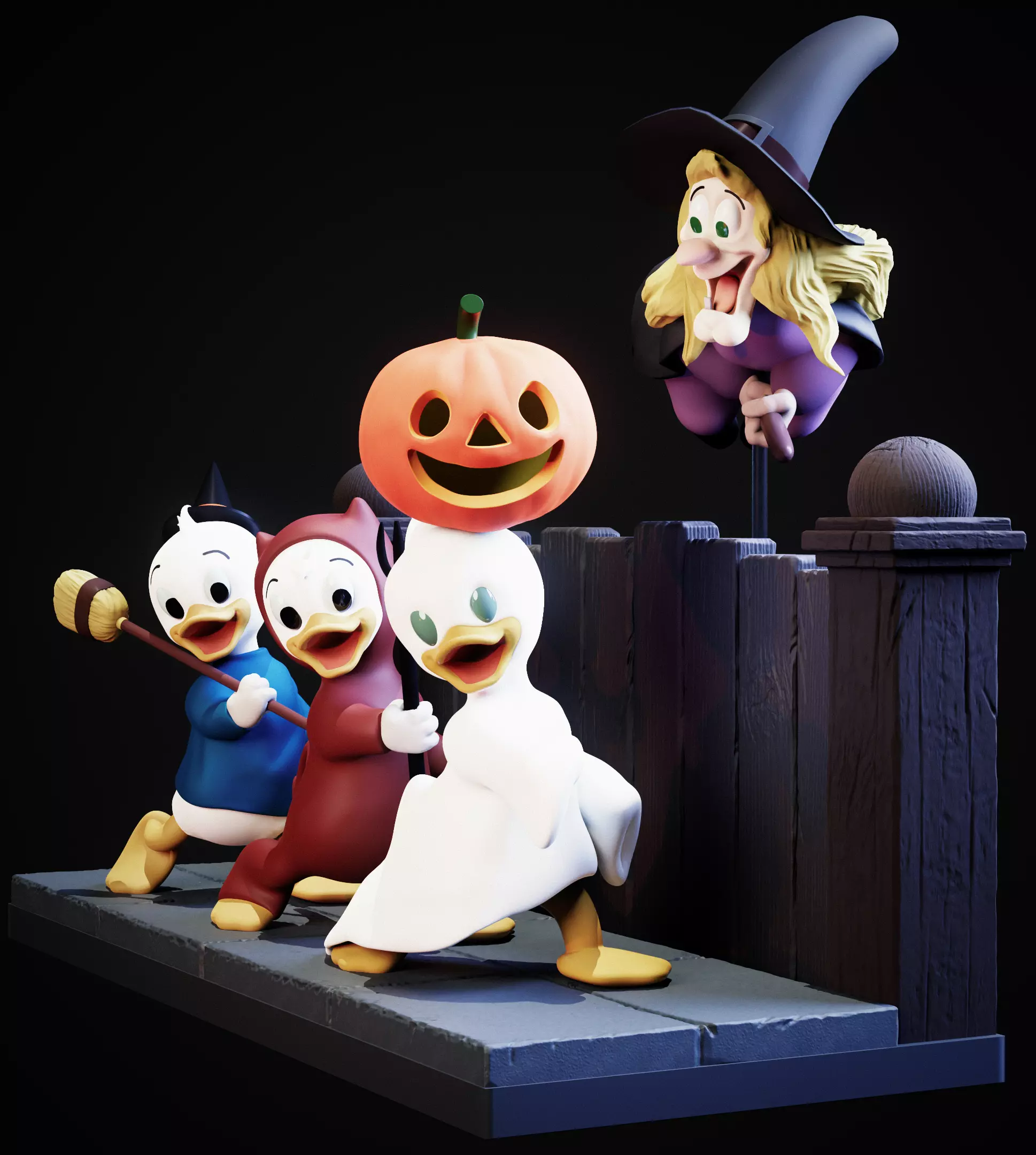 Disney Trick or Treat 3D print model_2