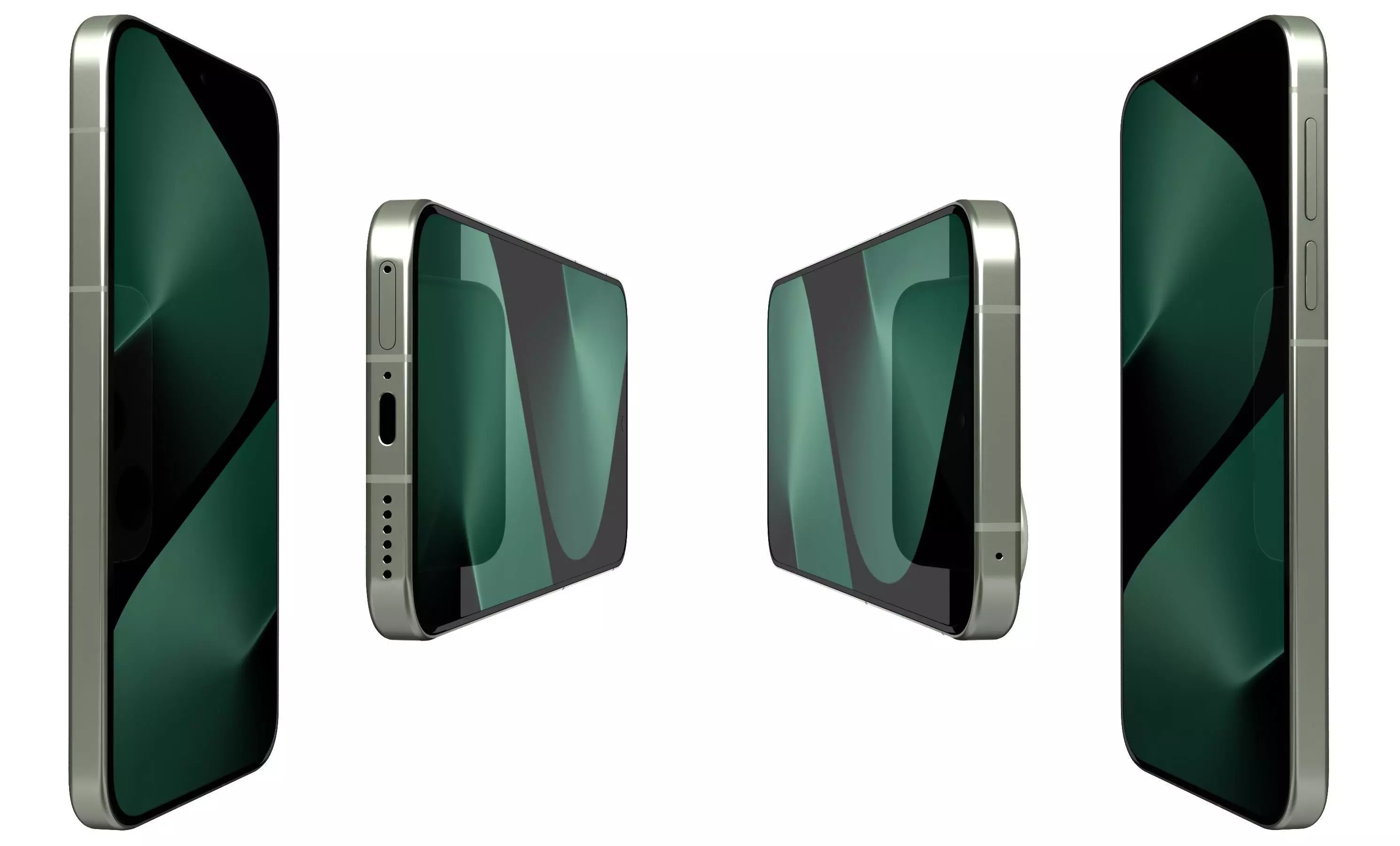 Huawei Pura 80 Velvet Green 3D model_10
