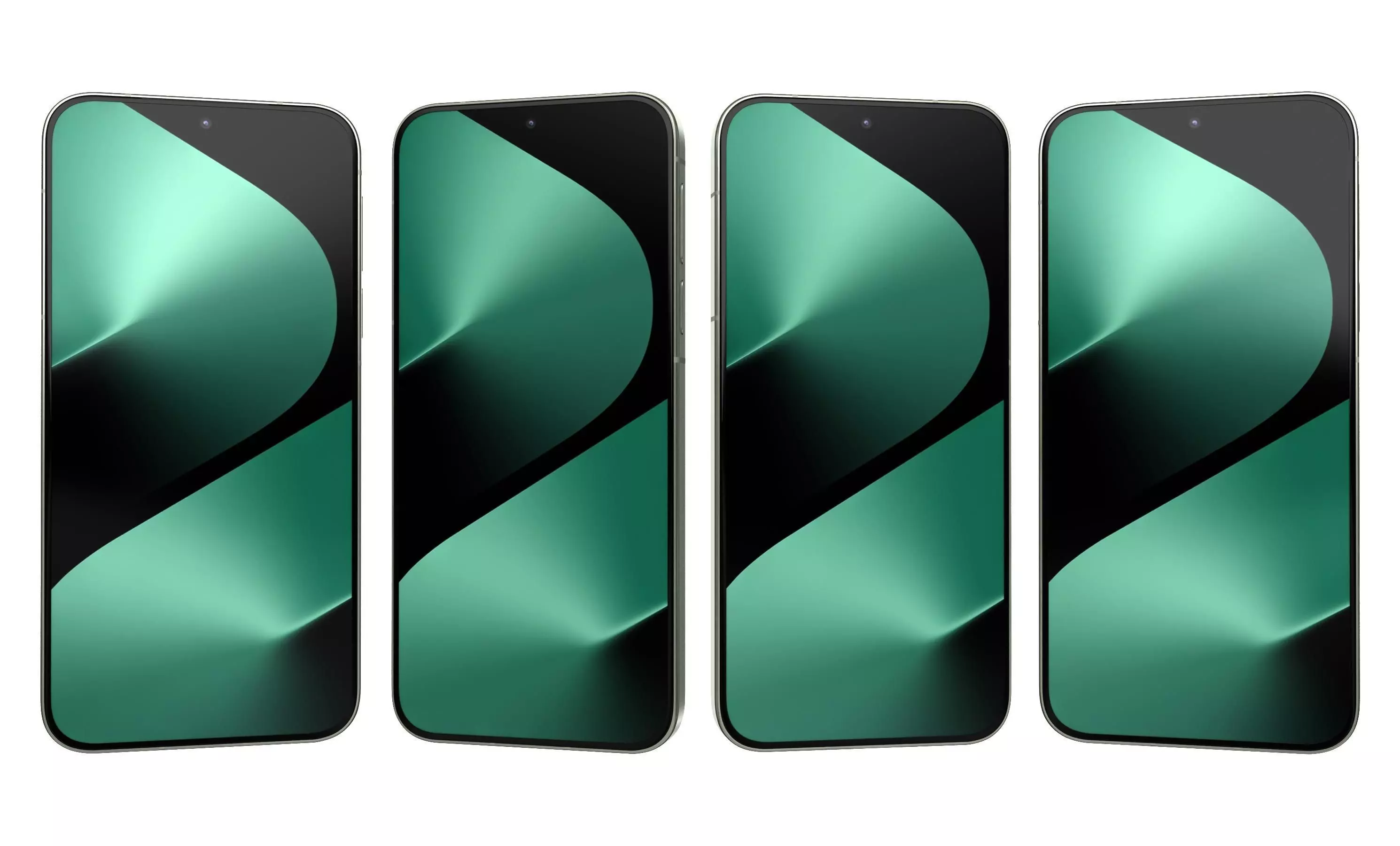 Huawei Pura 80 Velvet Green 3D model_2