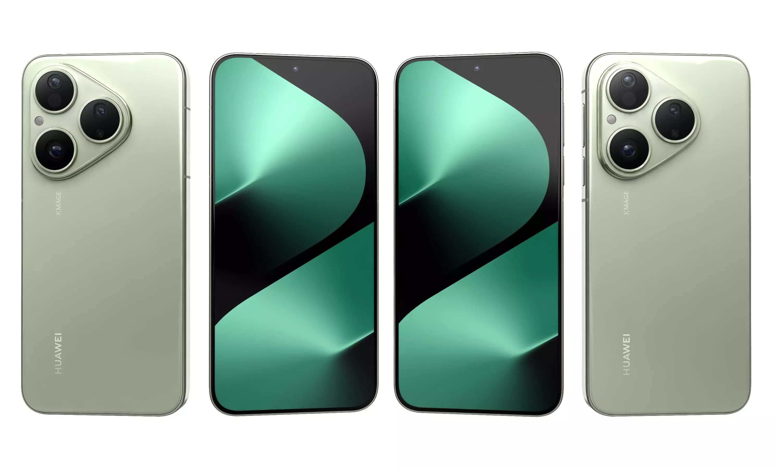 Huawei Pura 80 Velvet Green 3D model_7