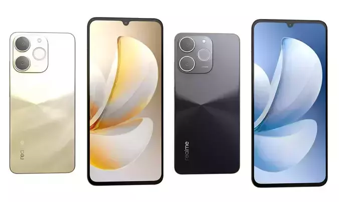 Realme Narzo 80 Lite Black And Gold