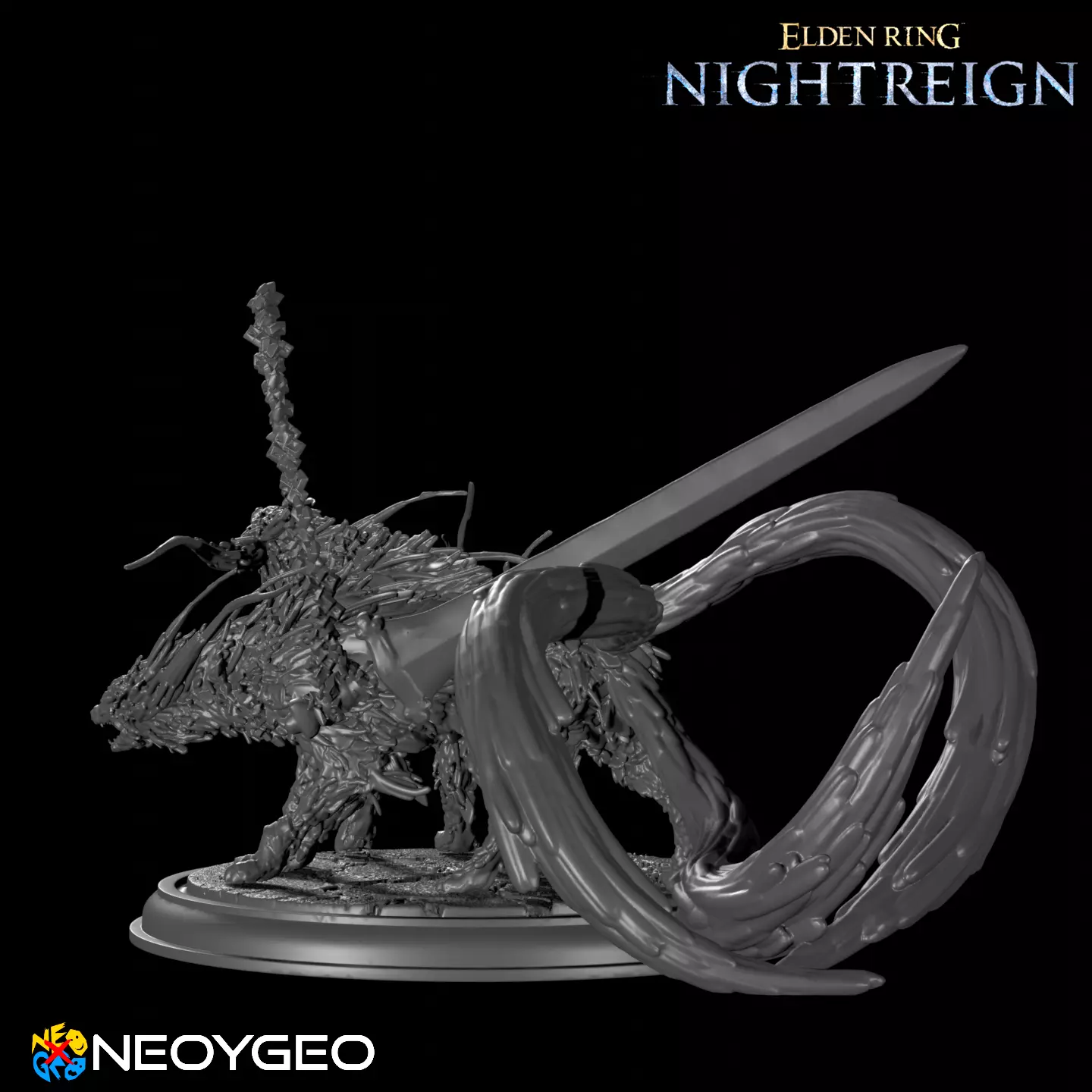GLADIUS BEAST OF NIGHT - ELDEN RING NIGHTREIGN 3D print model_4