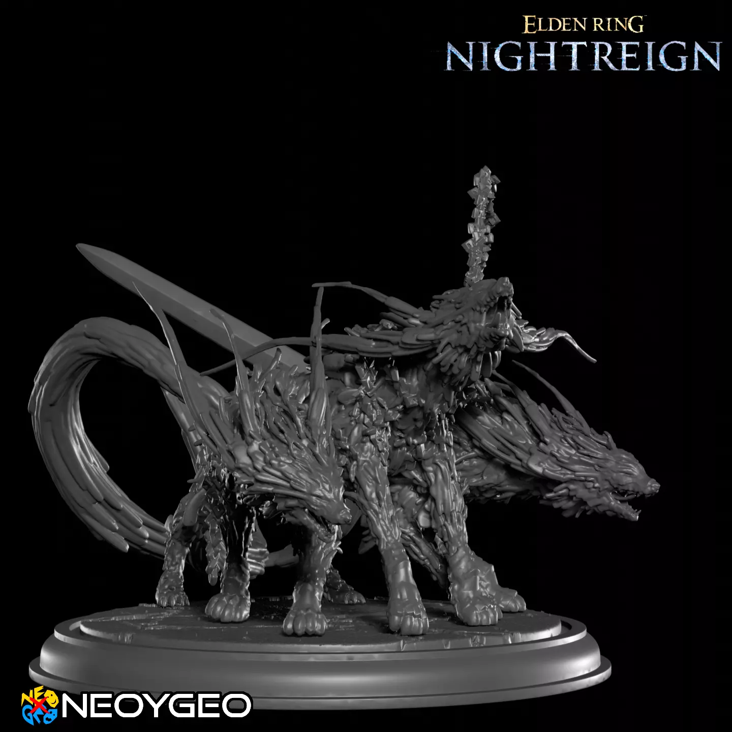 GLADIUS BEAST OF NIGHT - ELDEN RING NIGHTREIGN 3D print model_2