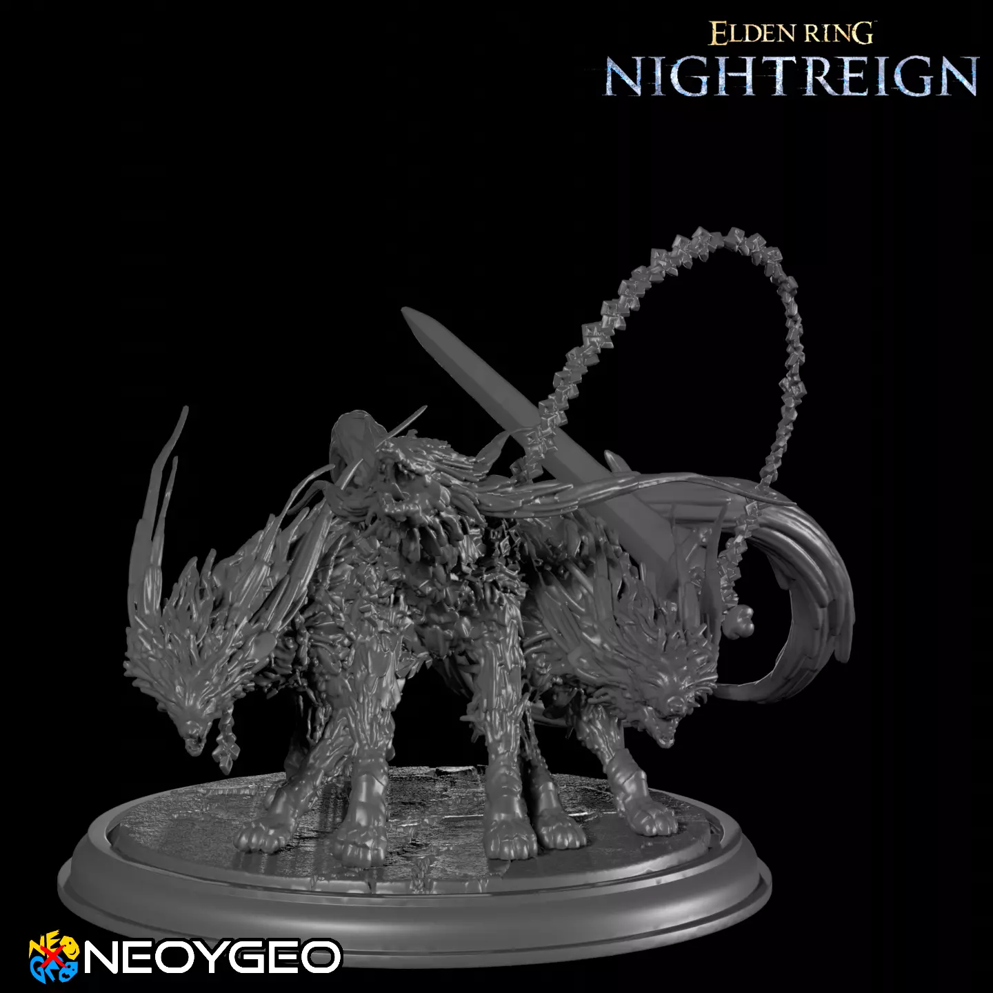 GLADIUS BEAST OF NIGHT - ELDEN RING NIGHTREIGN 3D print model_0
