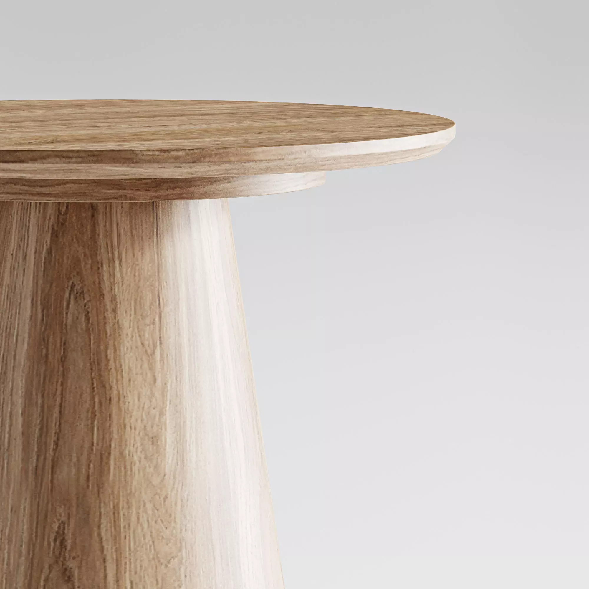 Lindsay wood Table 3D model_2