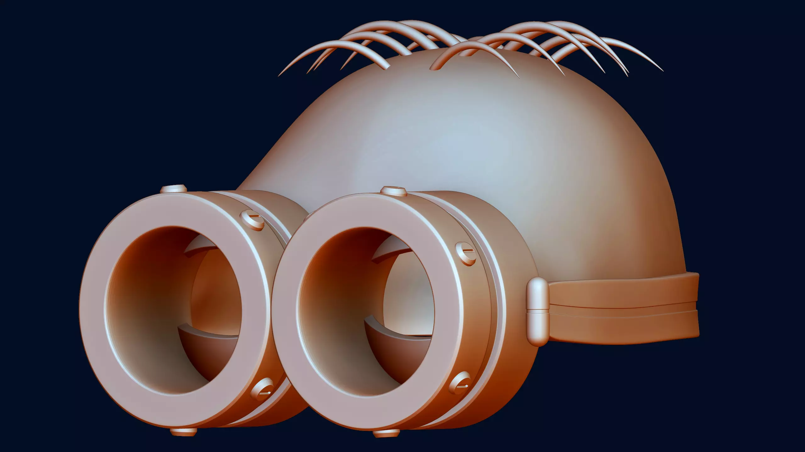 Best Cute Minion Cosplay Mask 3D STL 3D print model_26