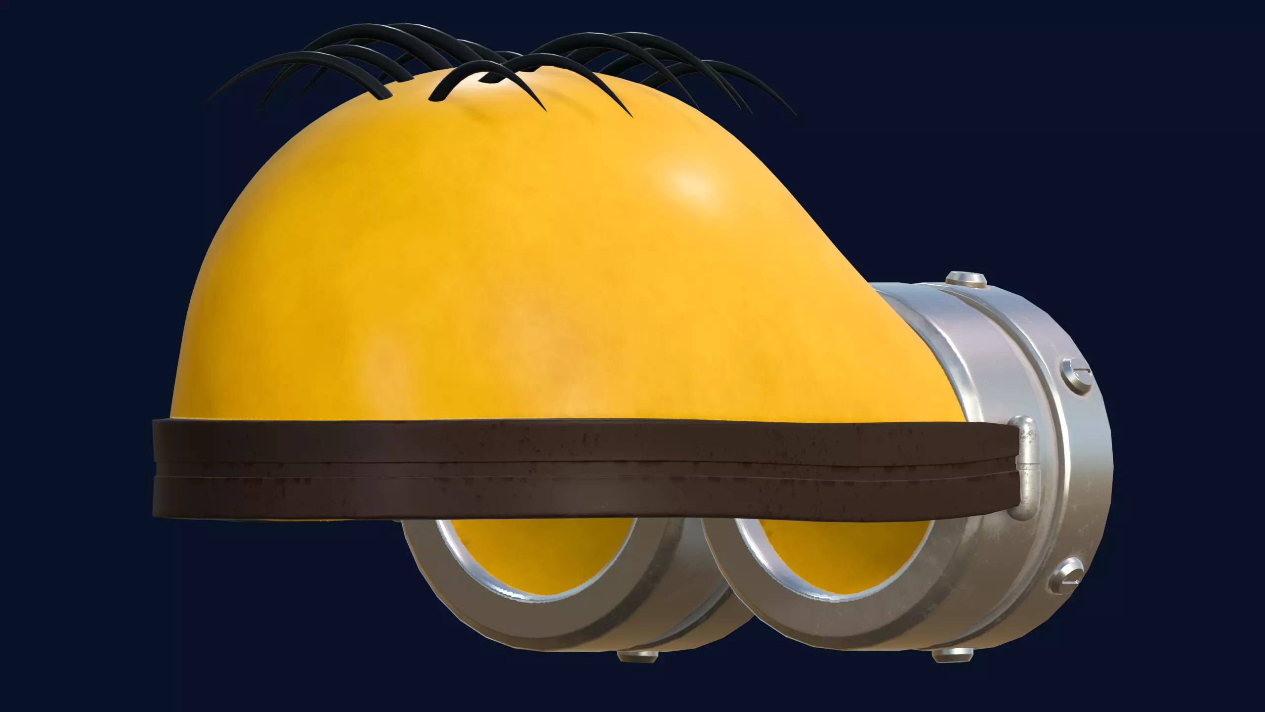 Best Cute Minion Cosplay Mask 3D STL 3D print model_19