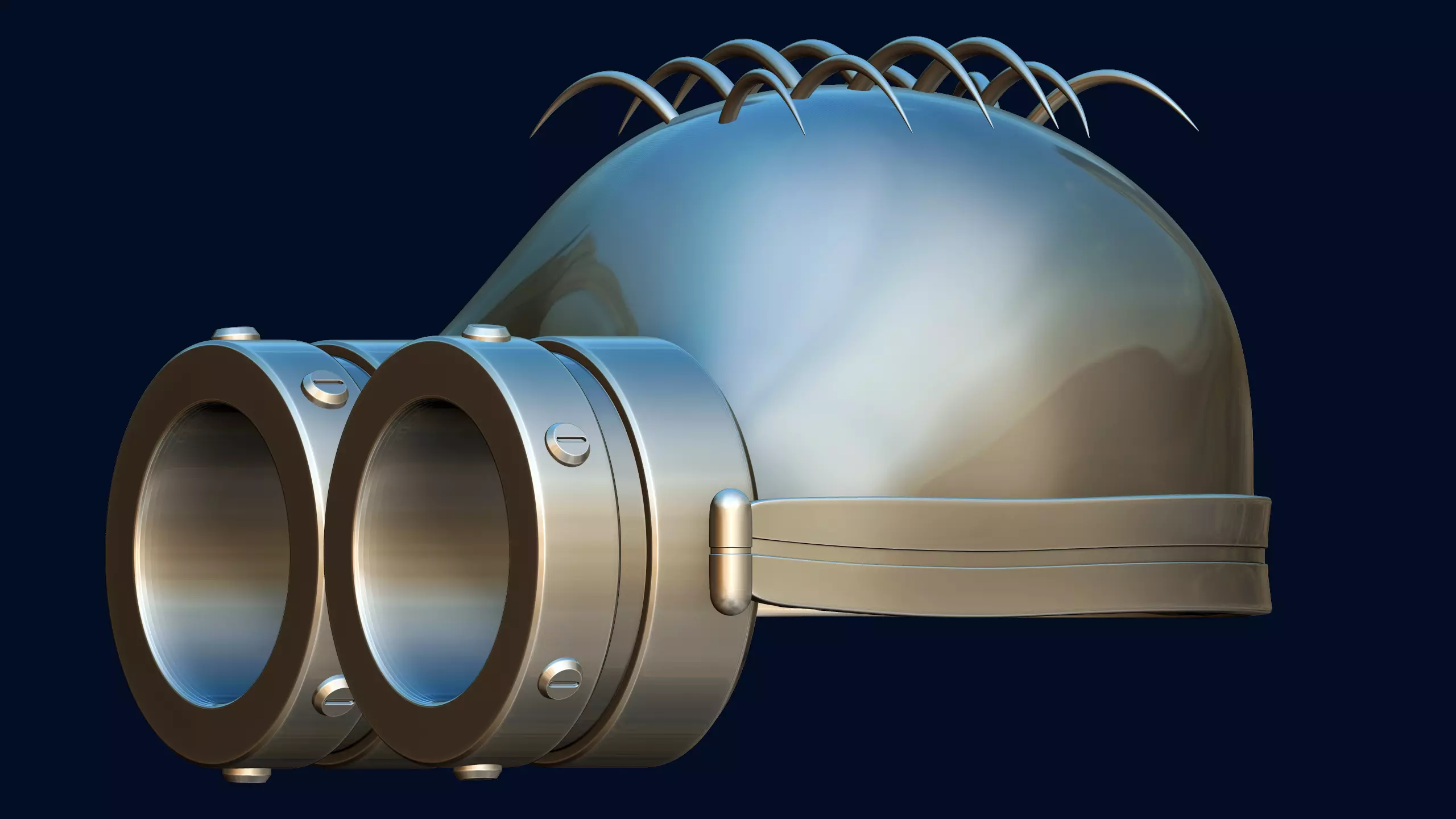 Best Cute Minion Cosplay Mask 3D STL 3D print model_27