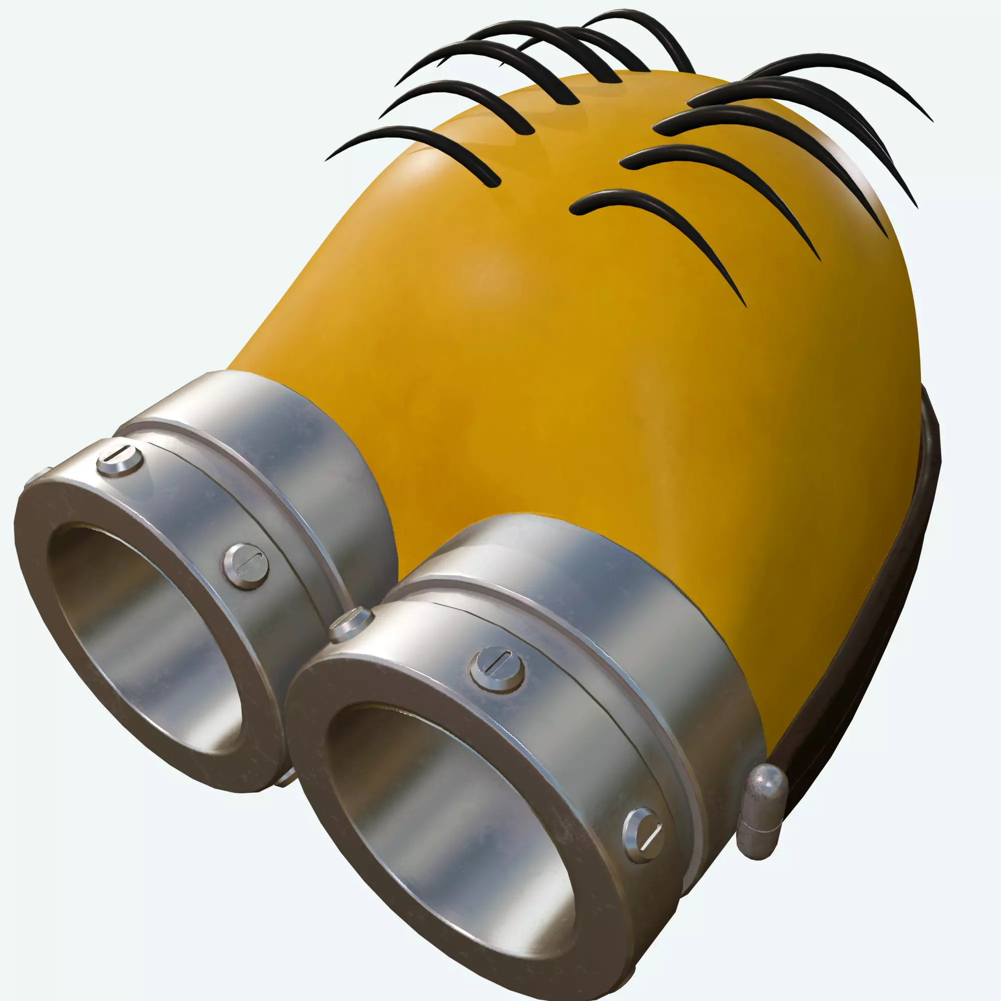 Best Cute Minion Cosplay Mask 3D STL 3D print model_29