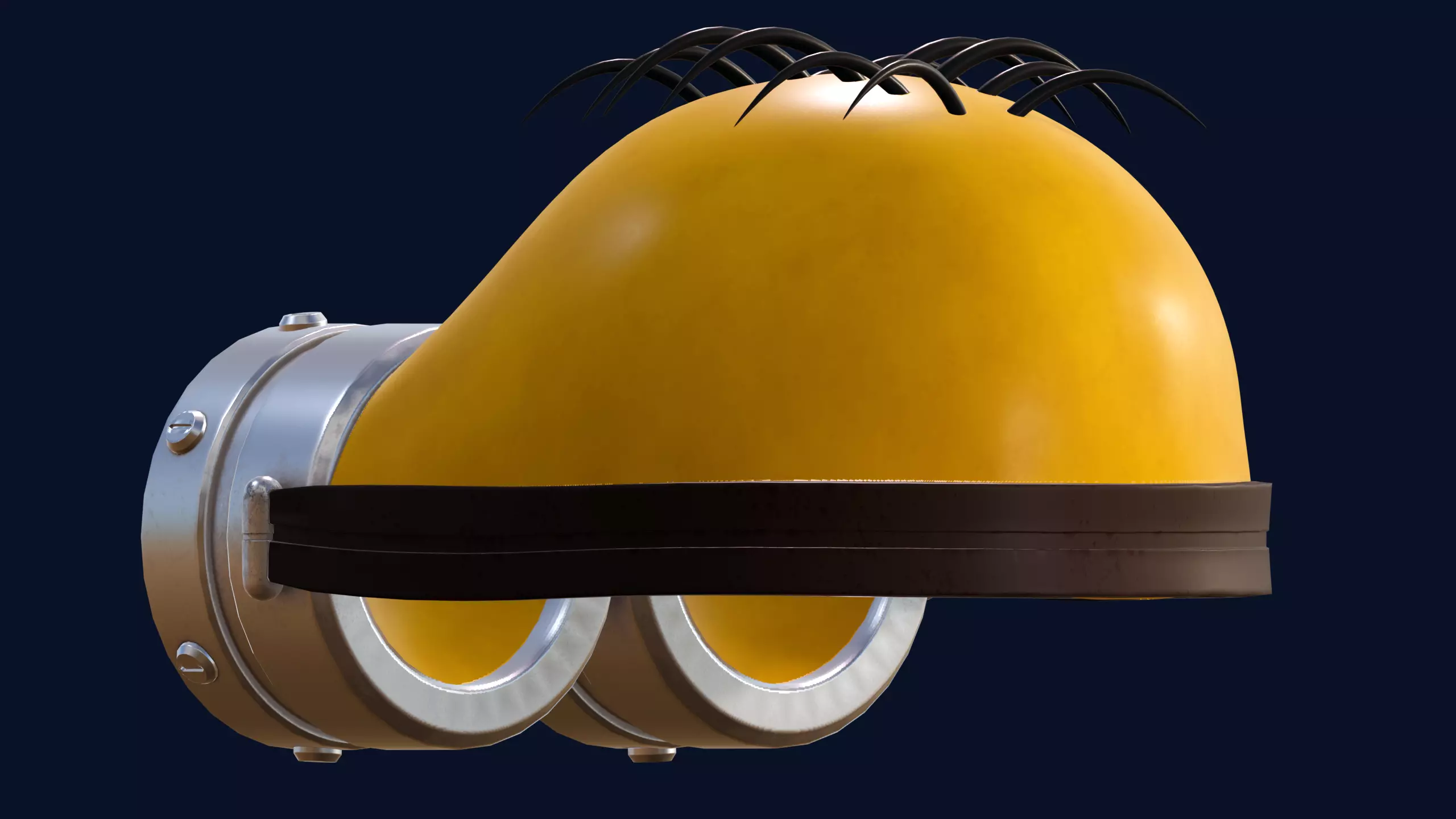 Best Cute Minion Cosplay Mask 3D STL 3D print model_3