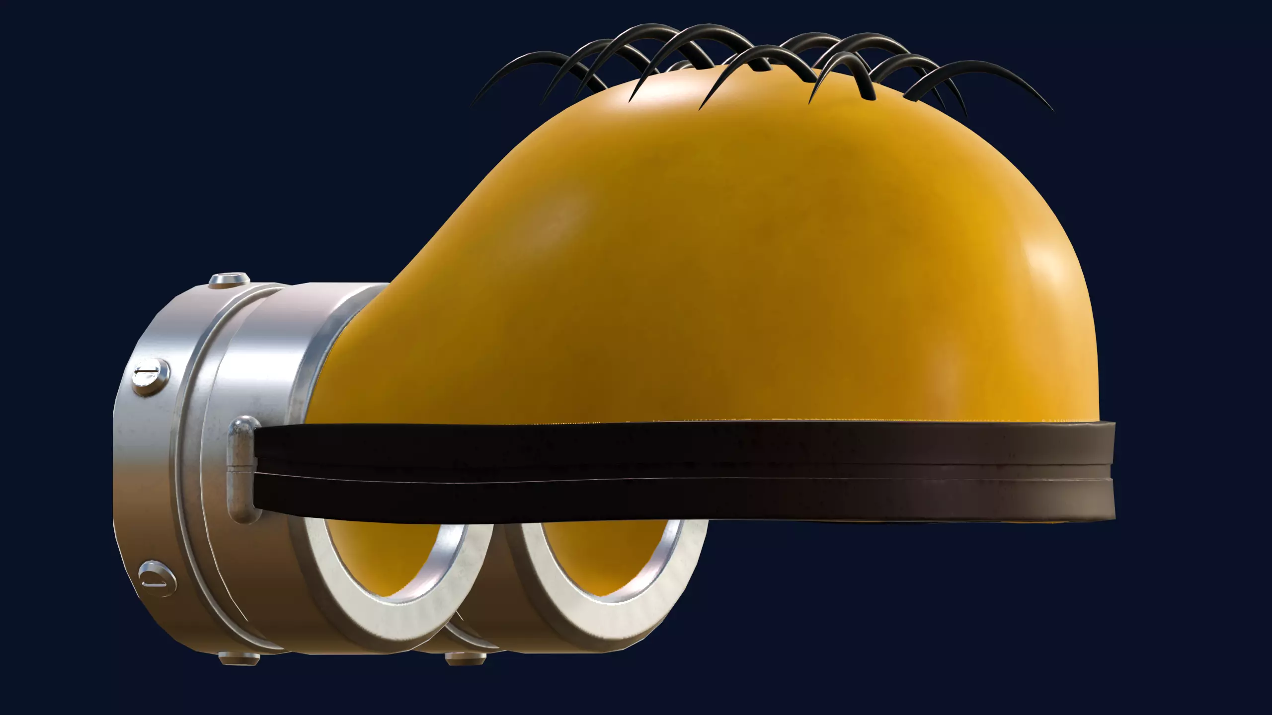 Best Cute Minion Cosplay Mask 3D STL 3D print model_4