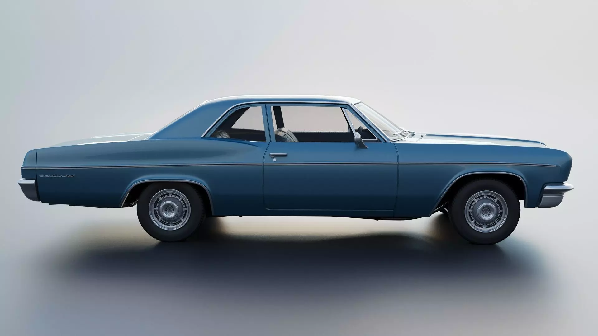 Chevrolet Bel Air 1966 3D print model_8