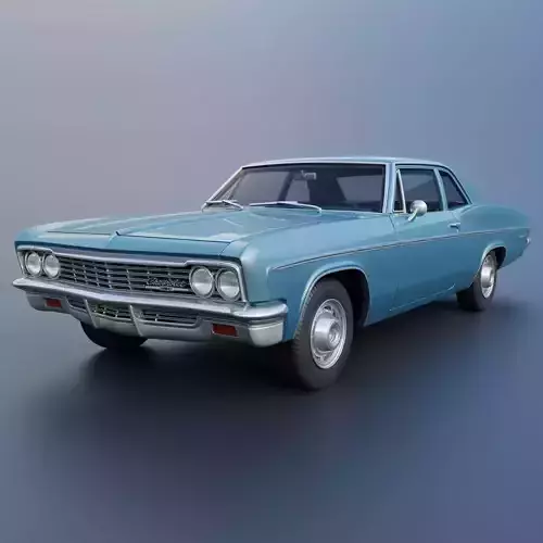 Chevrolet Bel Air 1966 3D print model