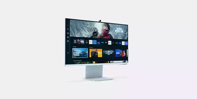 32 4K Smart Monitor M8 M80C White 3D model