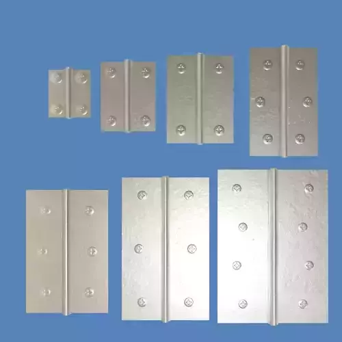 Hinges with screws Low-poly 3D model