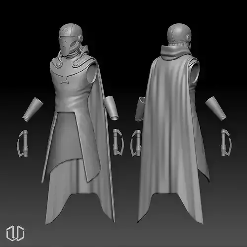 Star Wars Darth Momin One12 One6 Action Figure Kit 3D print model