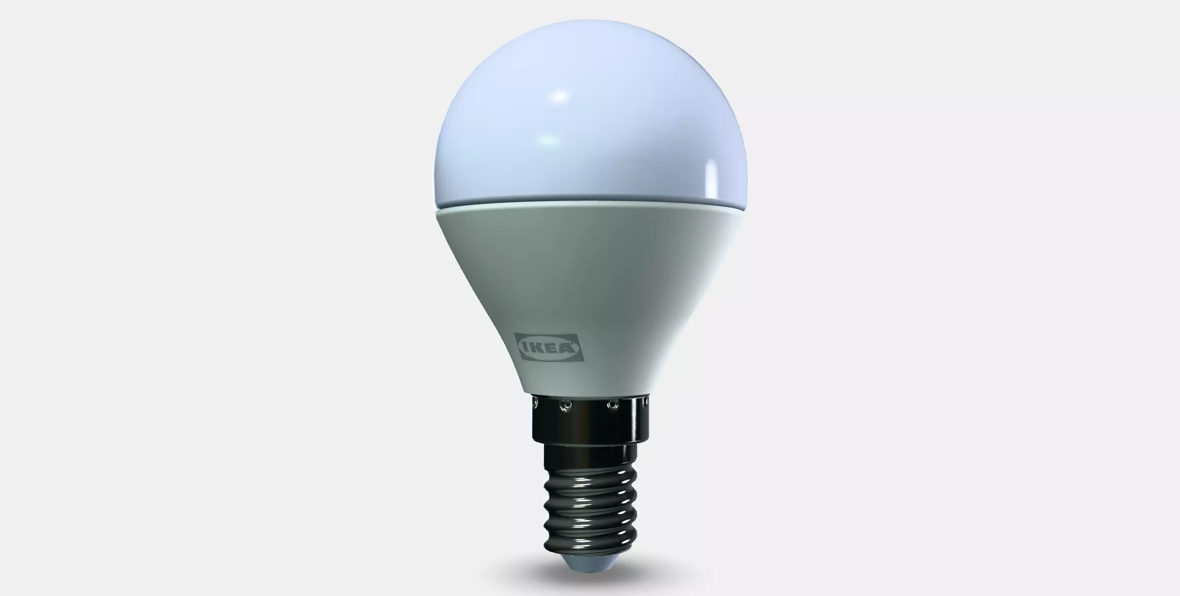 Wood-free LED light source E14 470 lumen 3D model_9