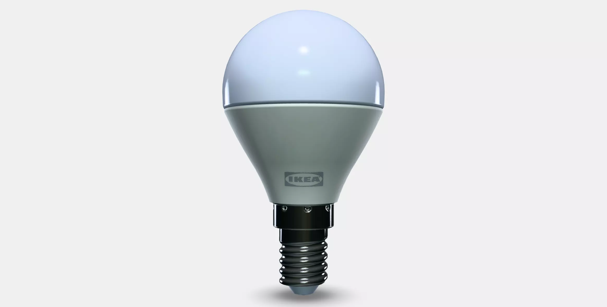 Wood-free LED light source E14 470 lumen 3D model_7