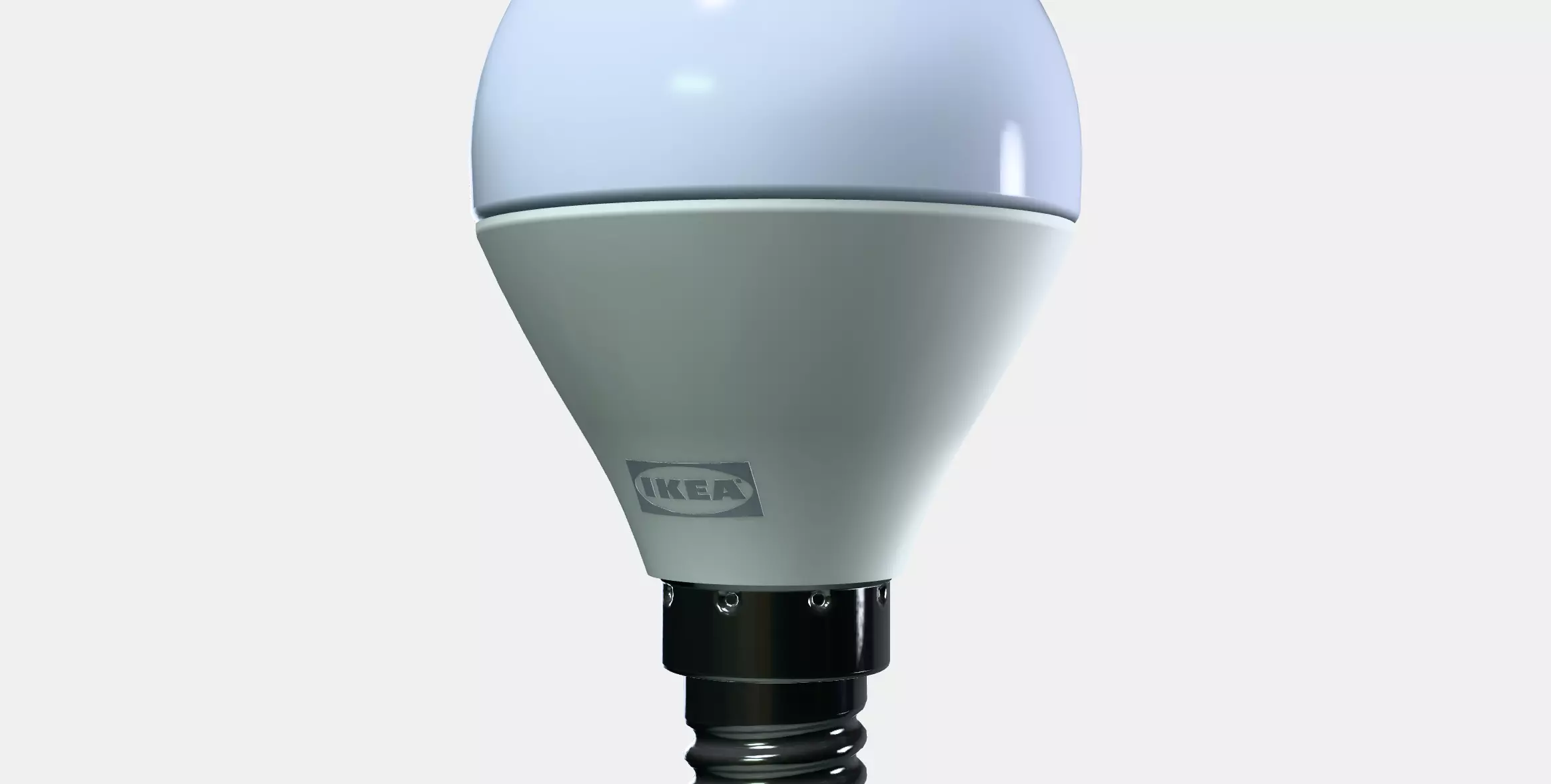Wood-free LED light source E14 470 lumen 3D model_10