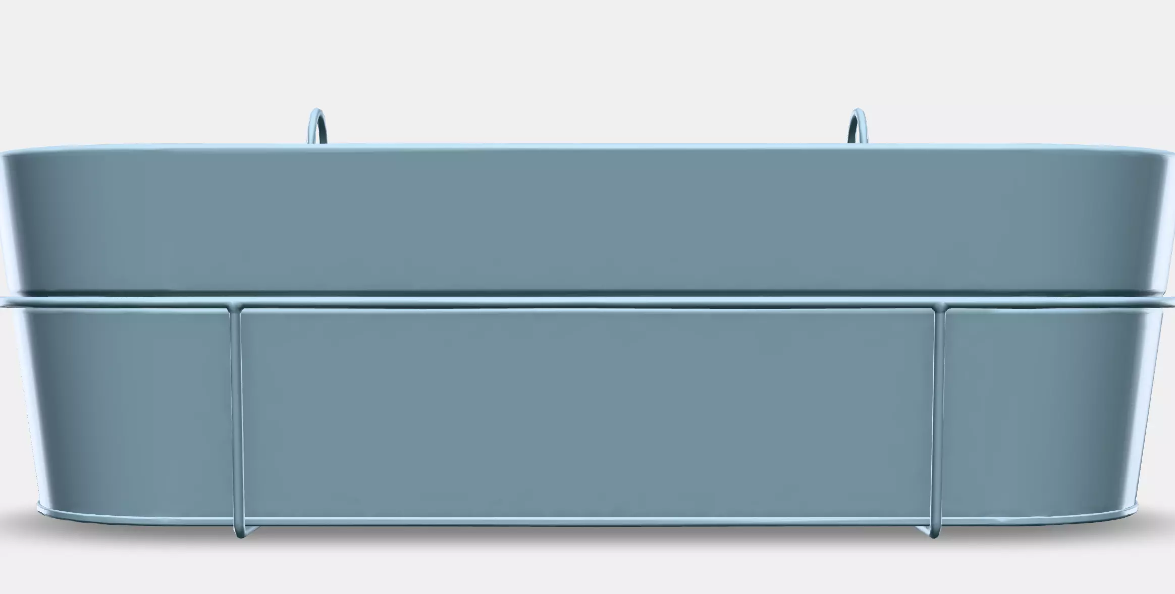 White onion flower box with holder Low-poly 3D model_8