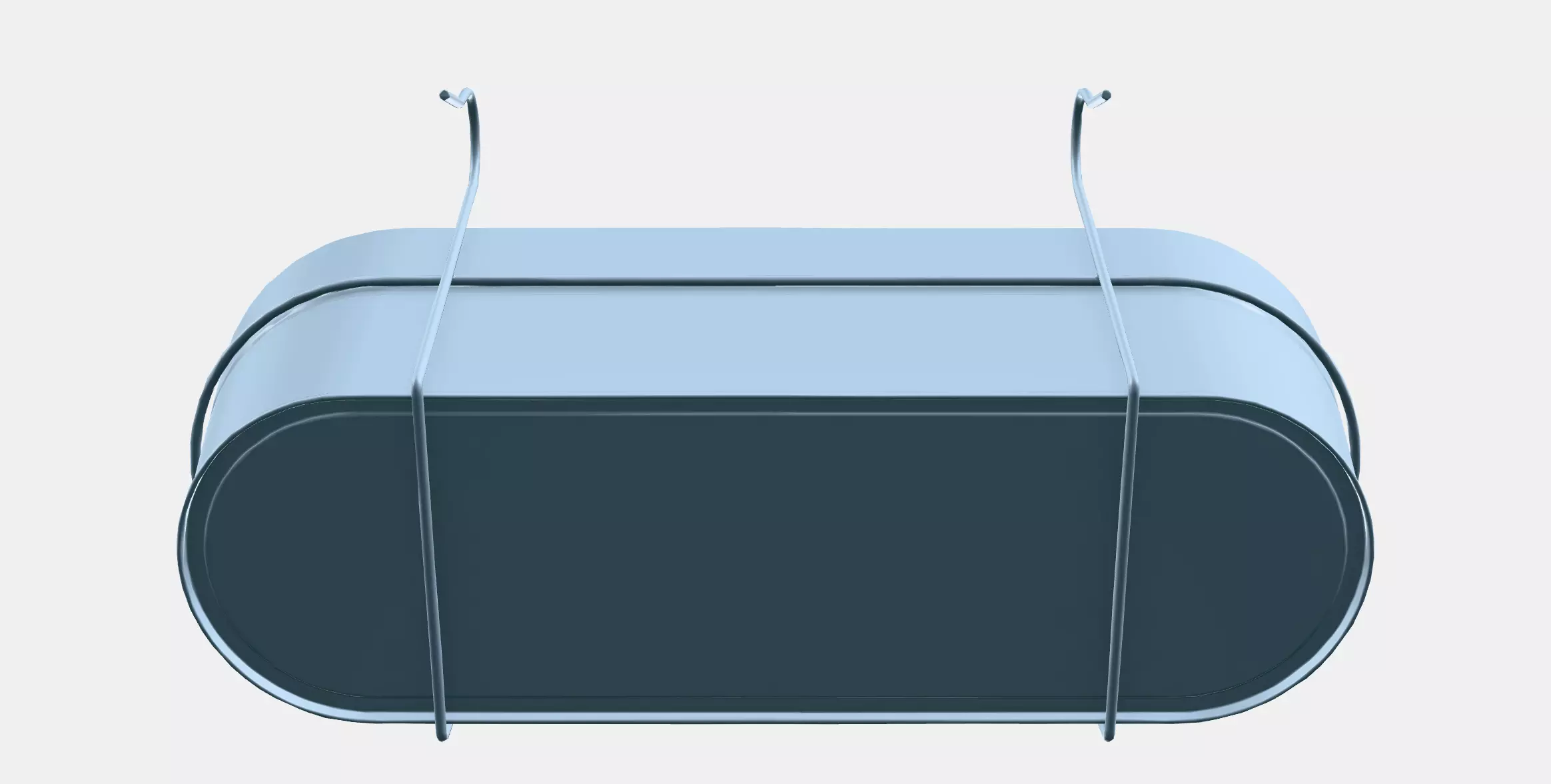 White onion flower box with holder Low-poly 3D model_5