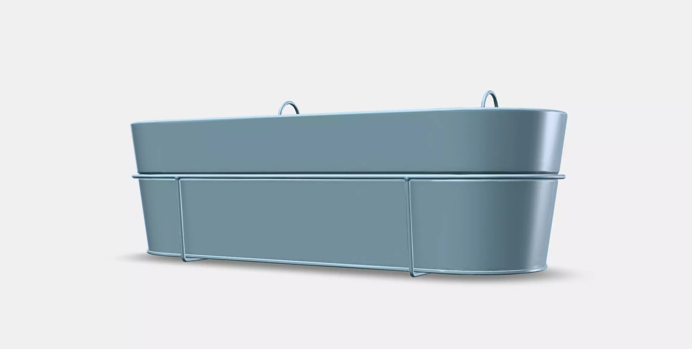 White onion flower box with holder Low-poly 3D model_10