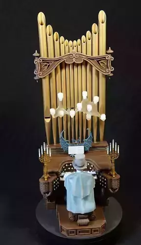 Organ Player Haunted Mansion 3D print model