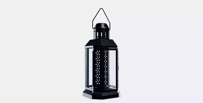ENRUM Candle lantern ch-flat int-ext 3D model