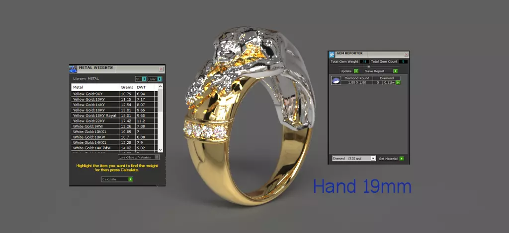 Ring Man 3D print model