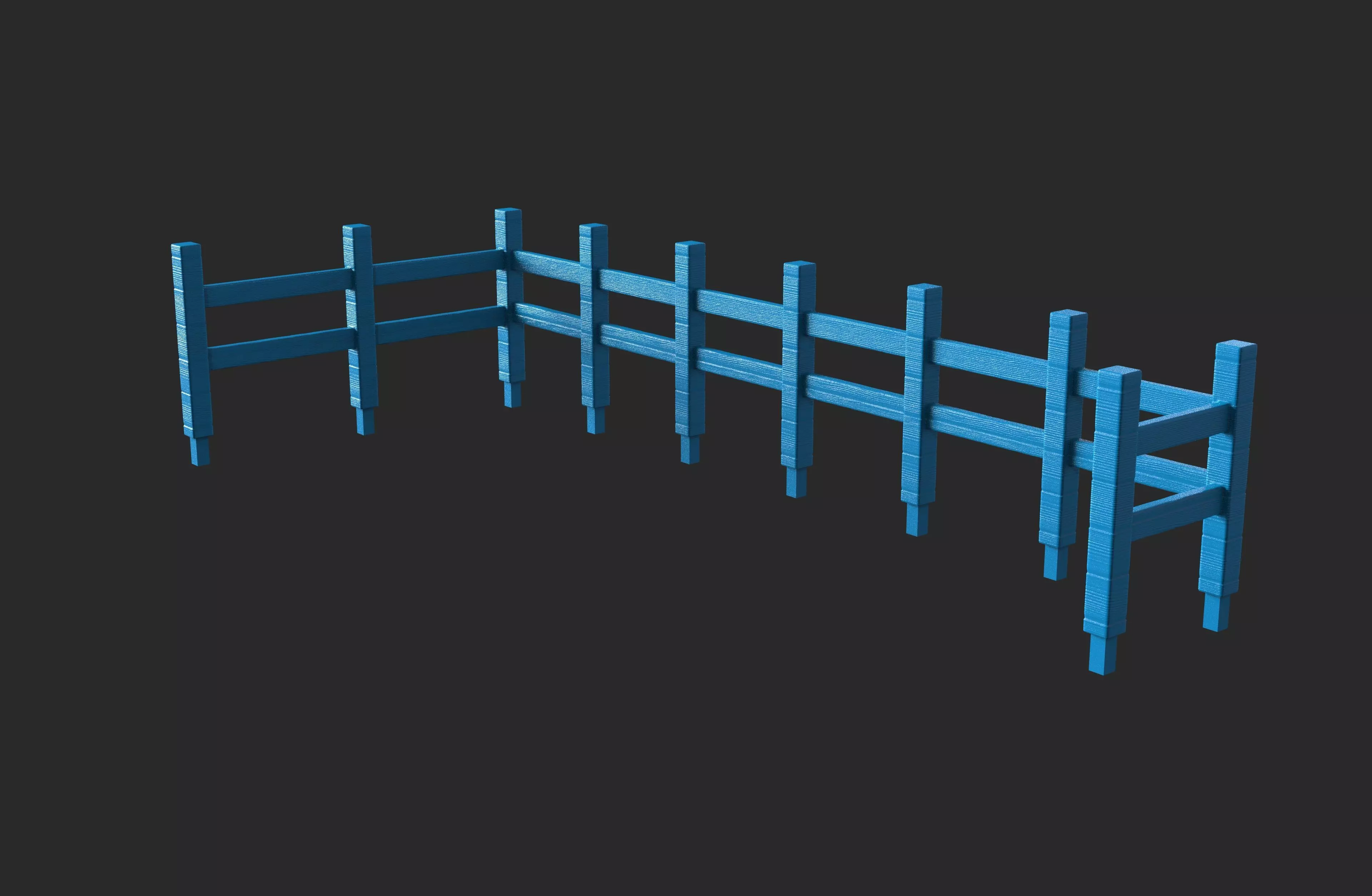 Puzzle horse stable 3D print model_11