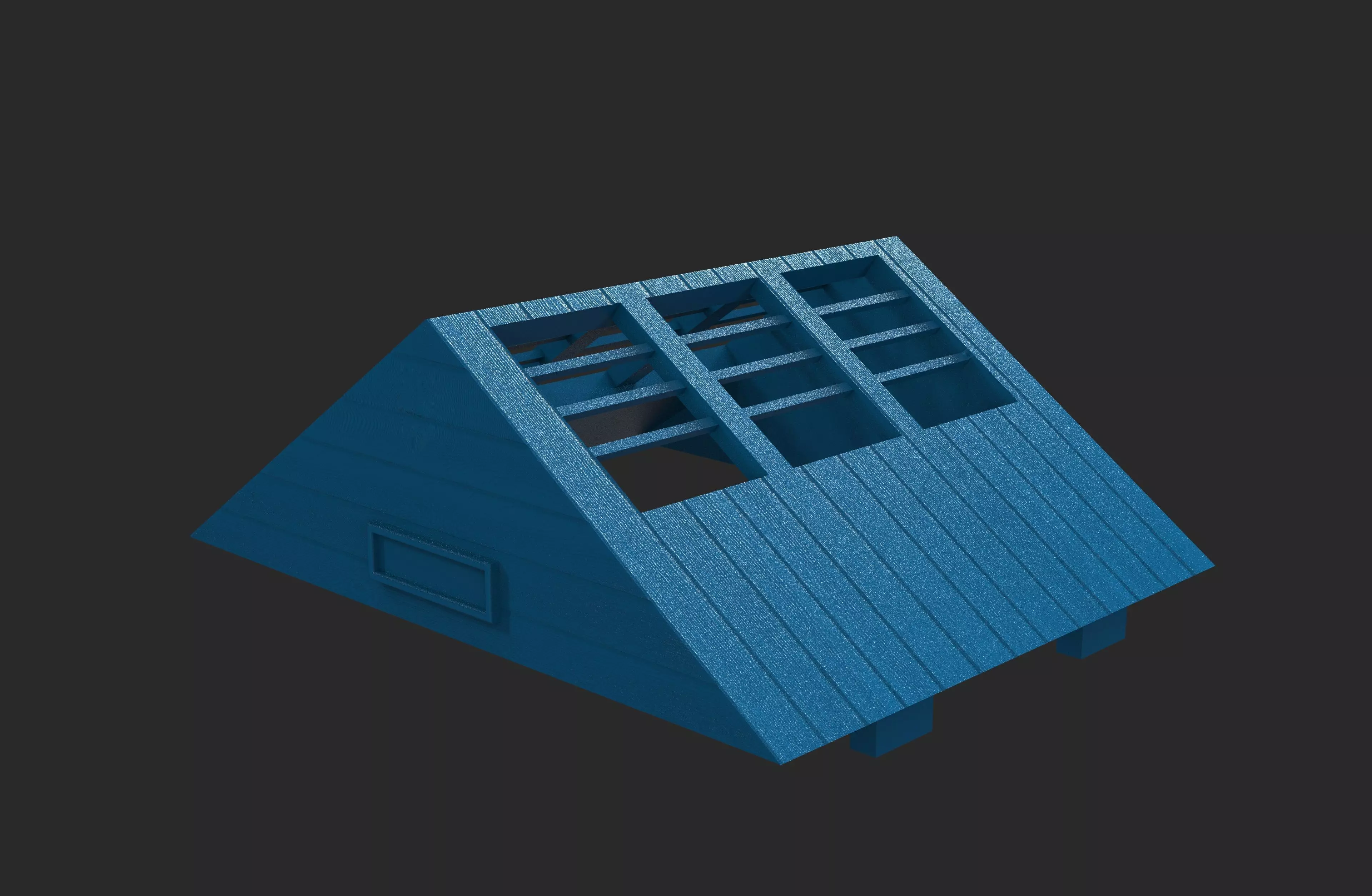 Puzzle horse stable 3D print model_12