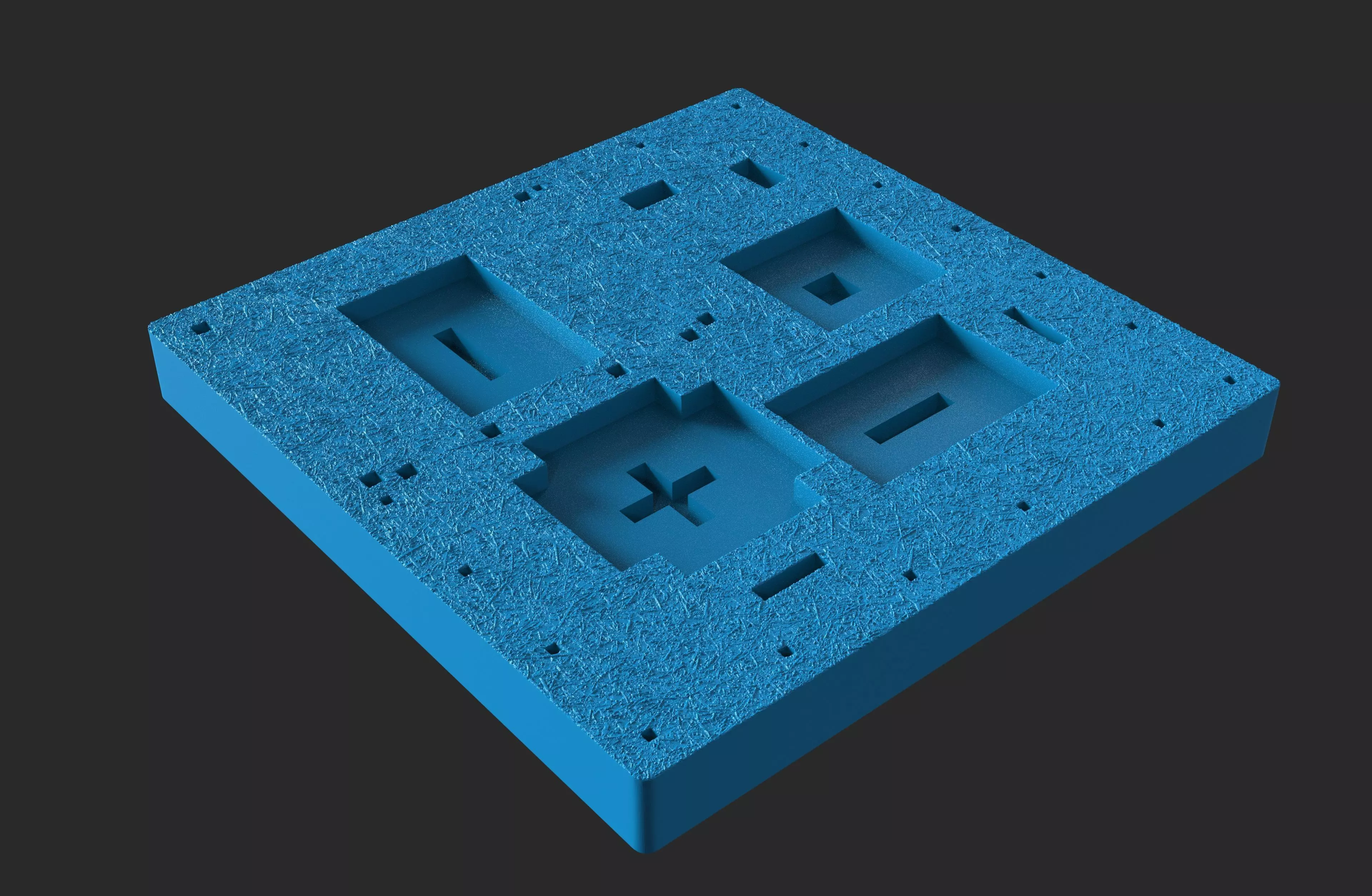 Puzzle horse stable 3D print model_10