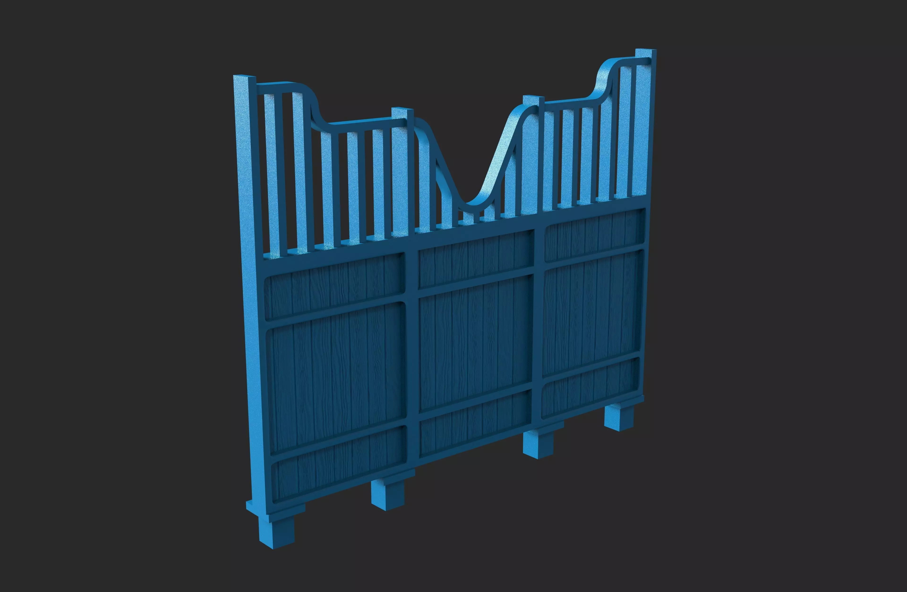 Puzzle horse stable 3D print model_24