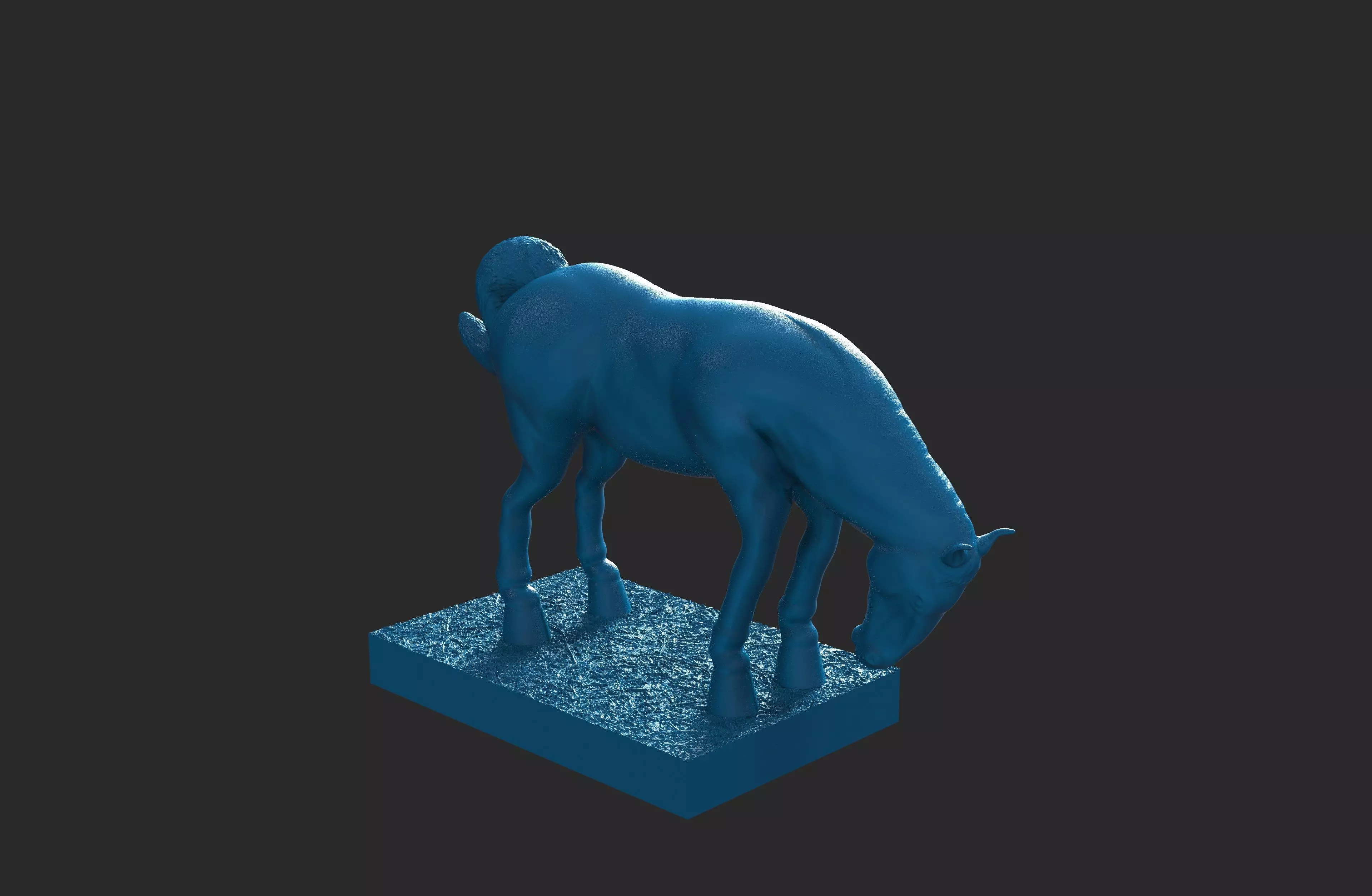 Puzzle horse stable 3D print model_5