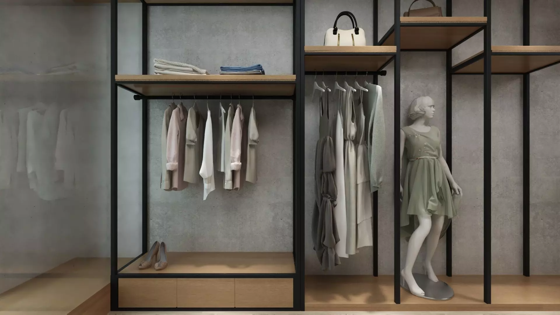 Female Clothing Shop 3D model_13