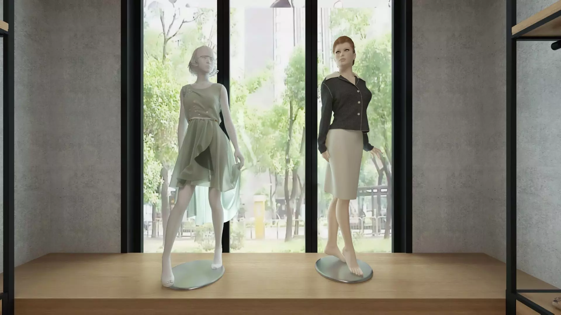 Female Clothing Shop 3D model_4