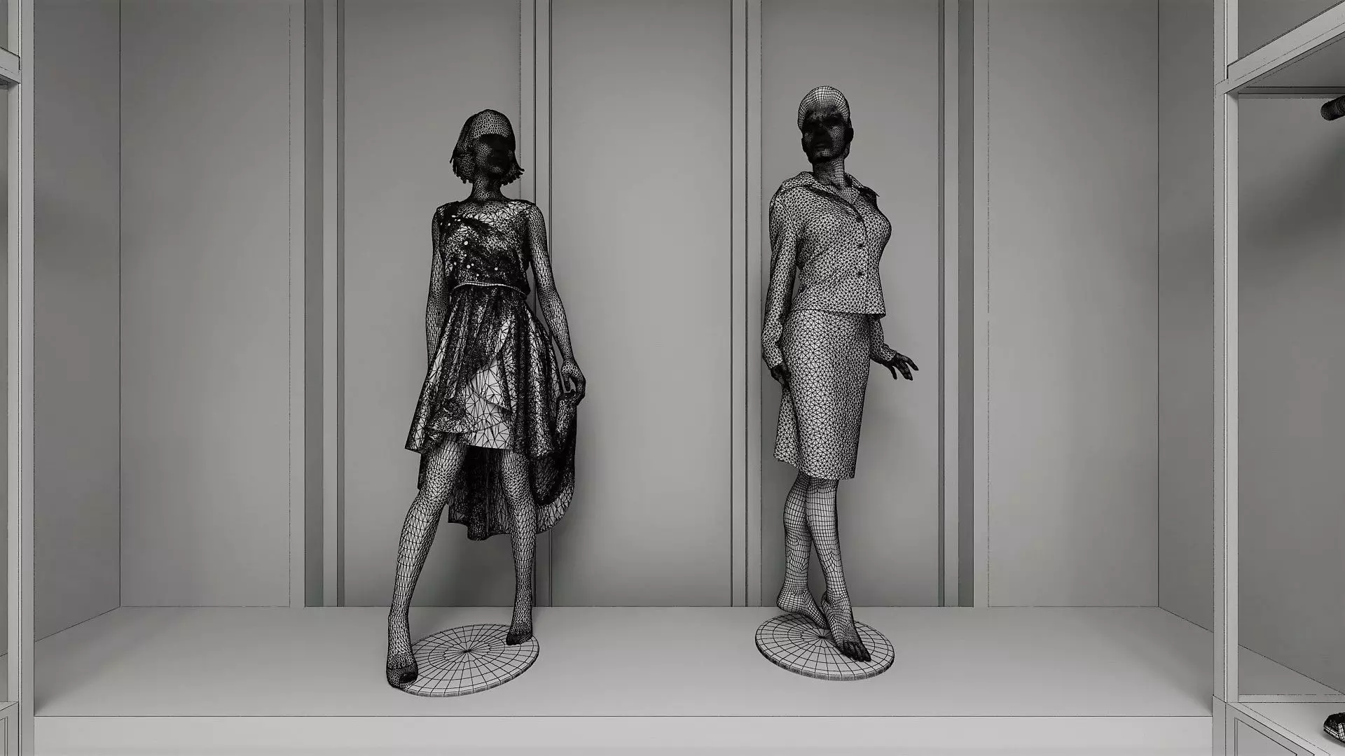 Female Clothing Shop 3D model_5