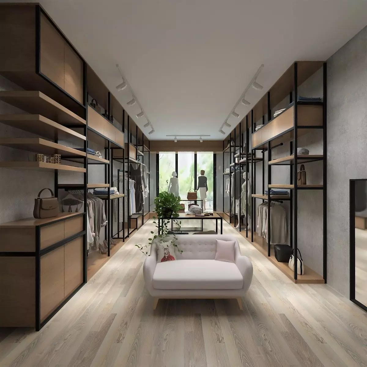 Female Clothing Shop 3D model_0