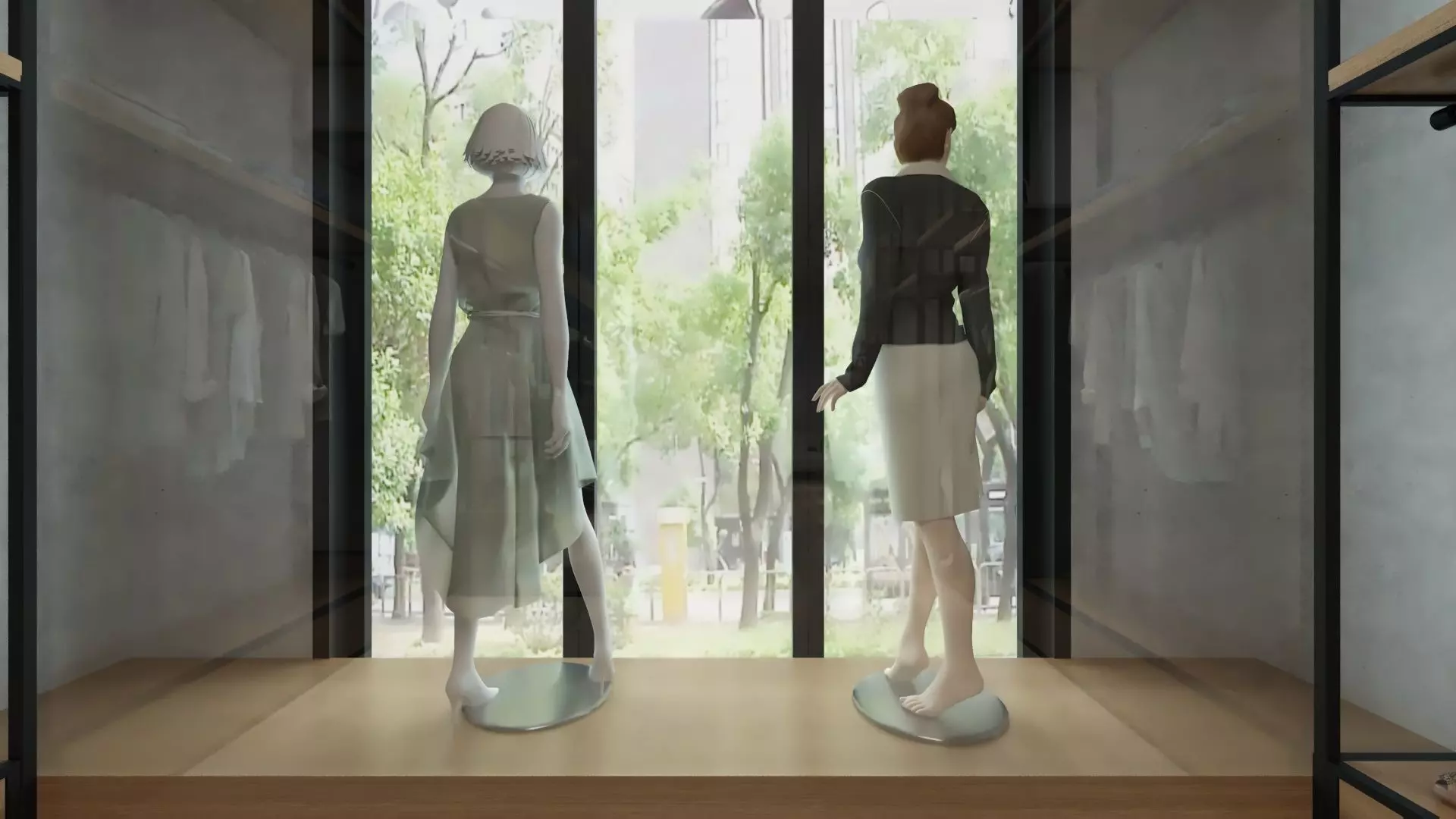 Female Clothing Shop 3D model_6