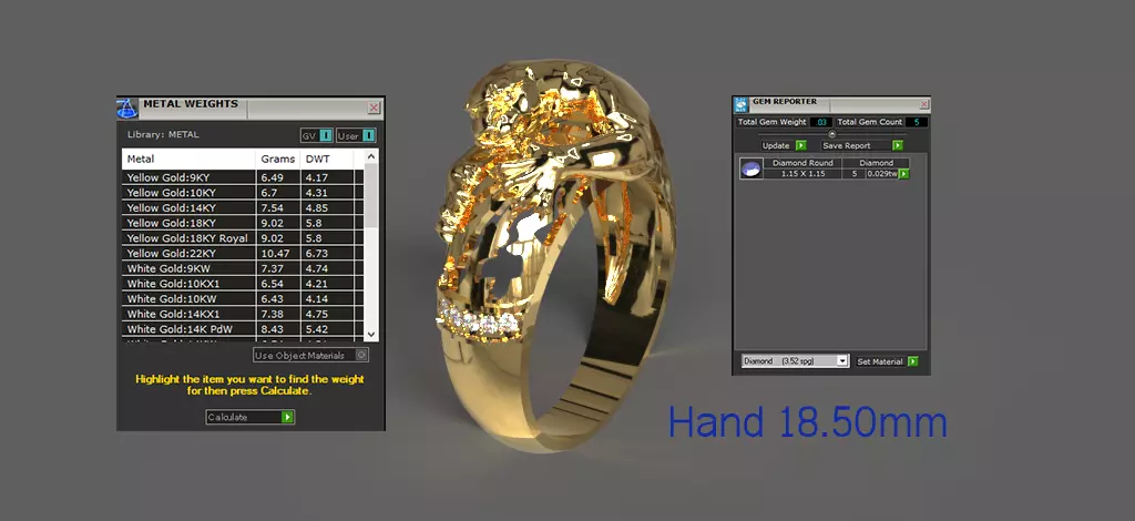 Ring Man 3D print model