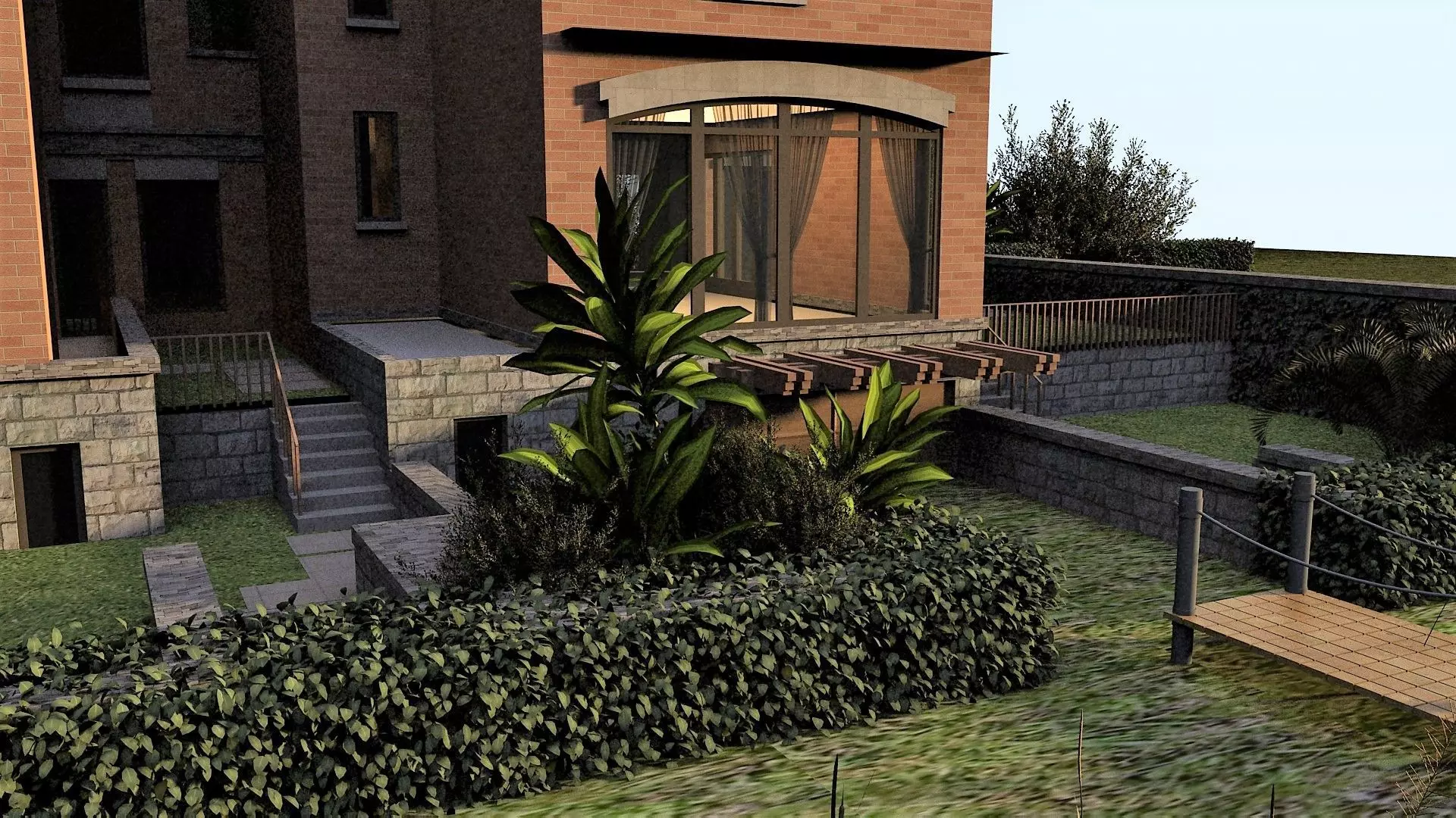 Lake Cottage 3D model_5