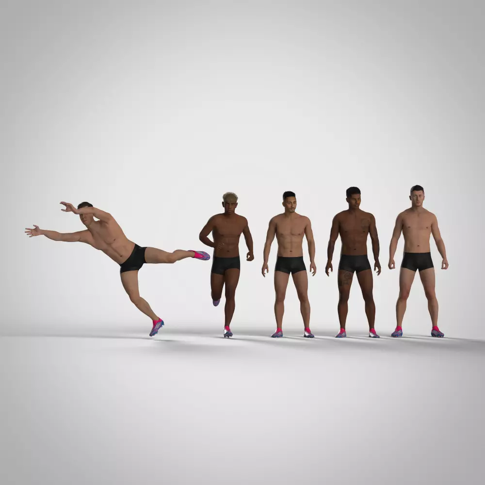 Barcelona FC Avatar Pack CLO3D y Marvelous 3D model