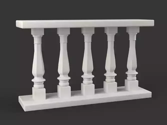 Balustrade Column 3D model