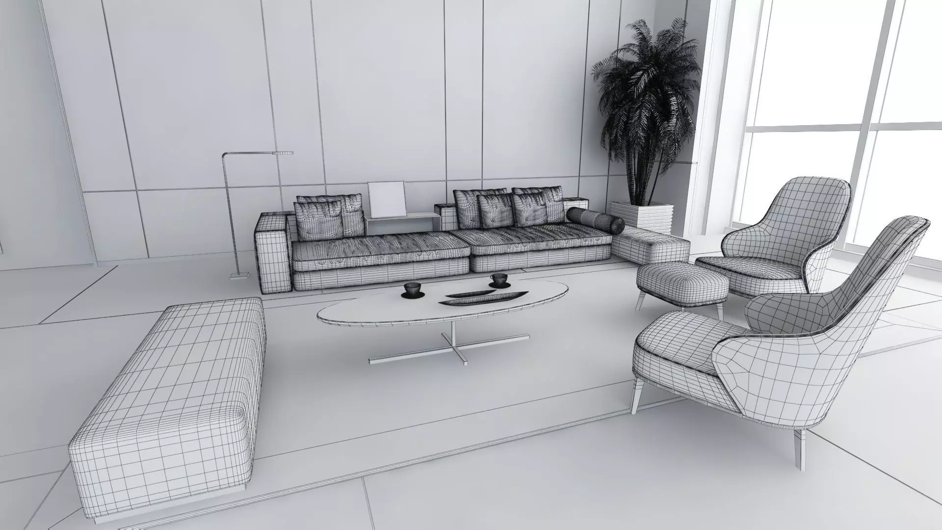 Full Lobby 3D model_4