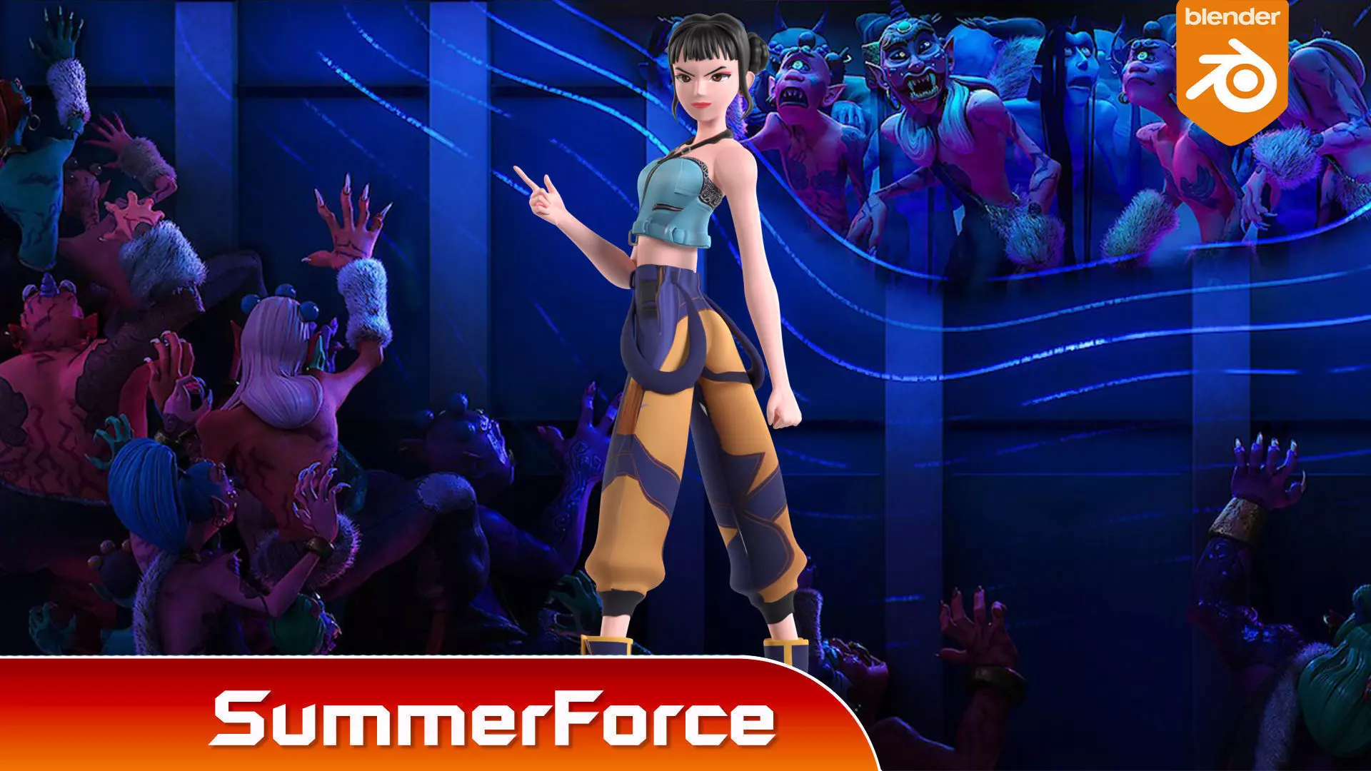 HUNTRIX - KPop Demon Hunters 3D Model Collection_12